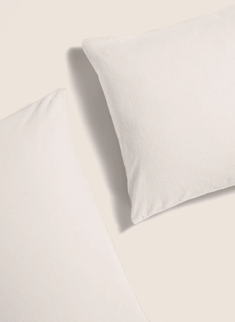 Matalan 2 Pack White Cotton Housewife Pillowcases